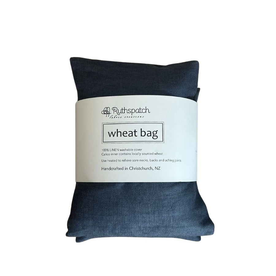 Ruthspatch Linen Wheat Bags - Denim