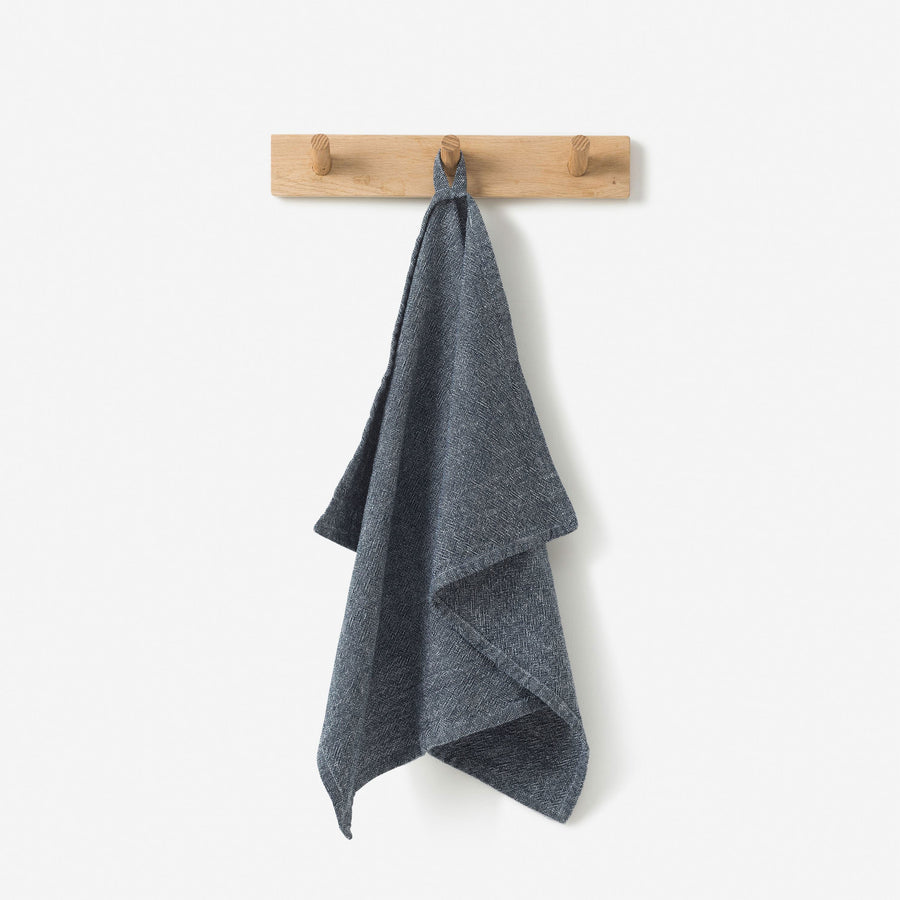 Citta Cotton Tea Towel - Navy