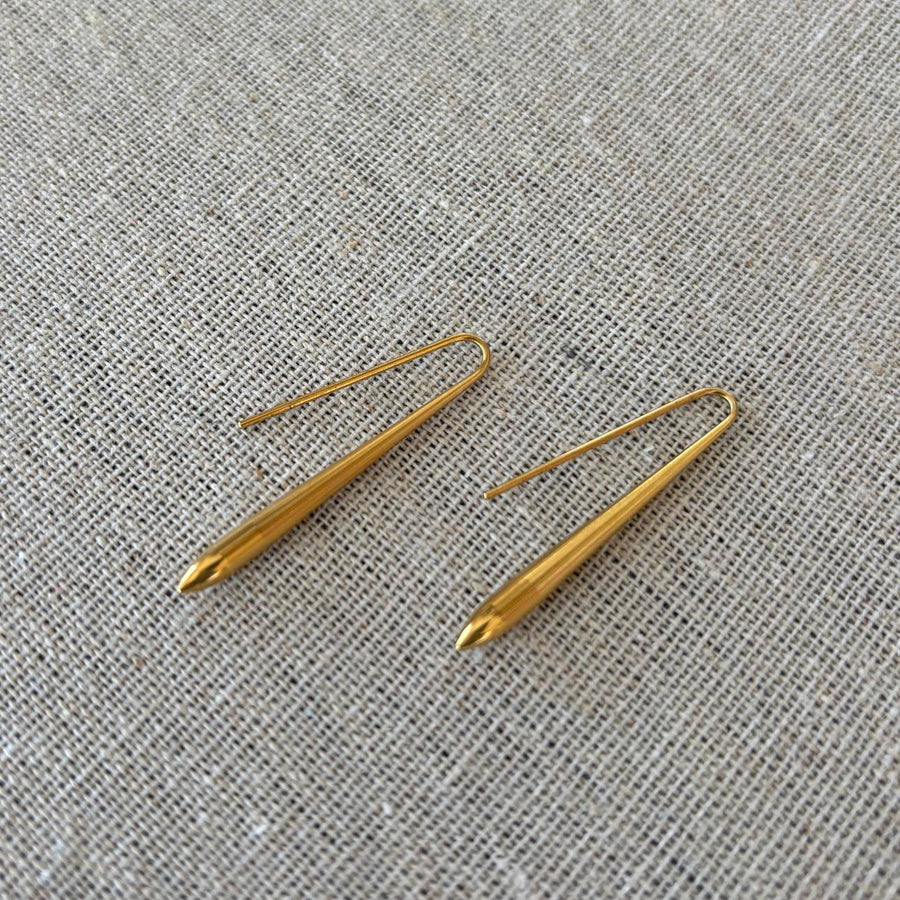 Earrings - Gold | Sleek Small