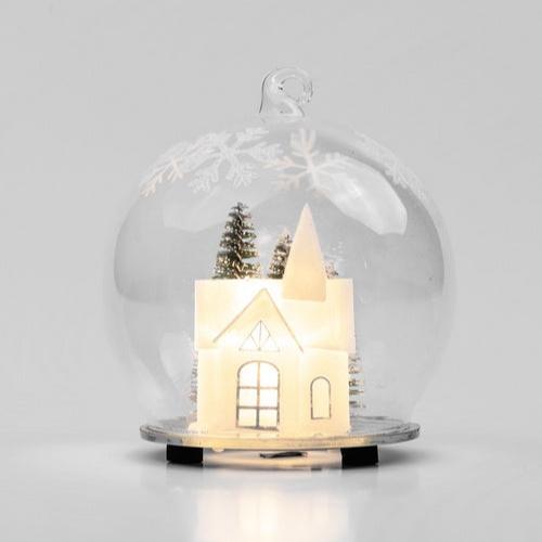 Christmas - Church Twinkle Globe