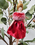 Christmas - Elegant Christmas Angel (Red)