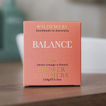 Wild Emery Shower Steamers - Balance | 3 Pack