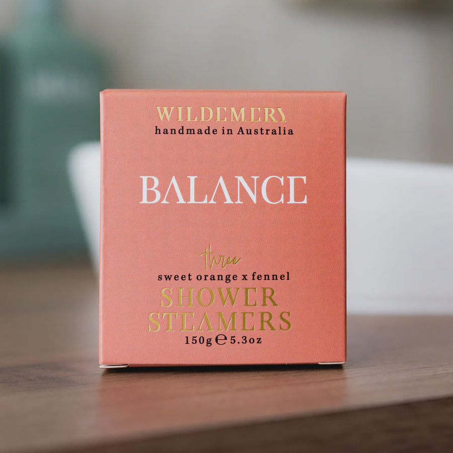 Wild Emery Shower Steamers - Balance | 3 Pack