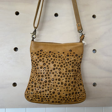 Leather Bag - Nicole Mustard