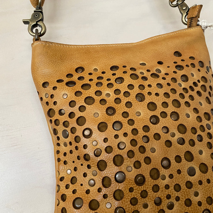 Leather Bag - Nicole Mustard