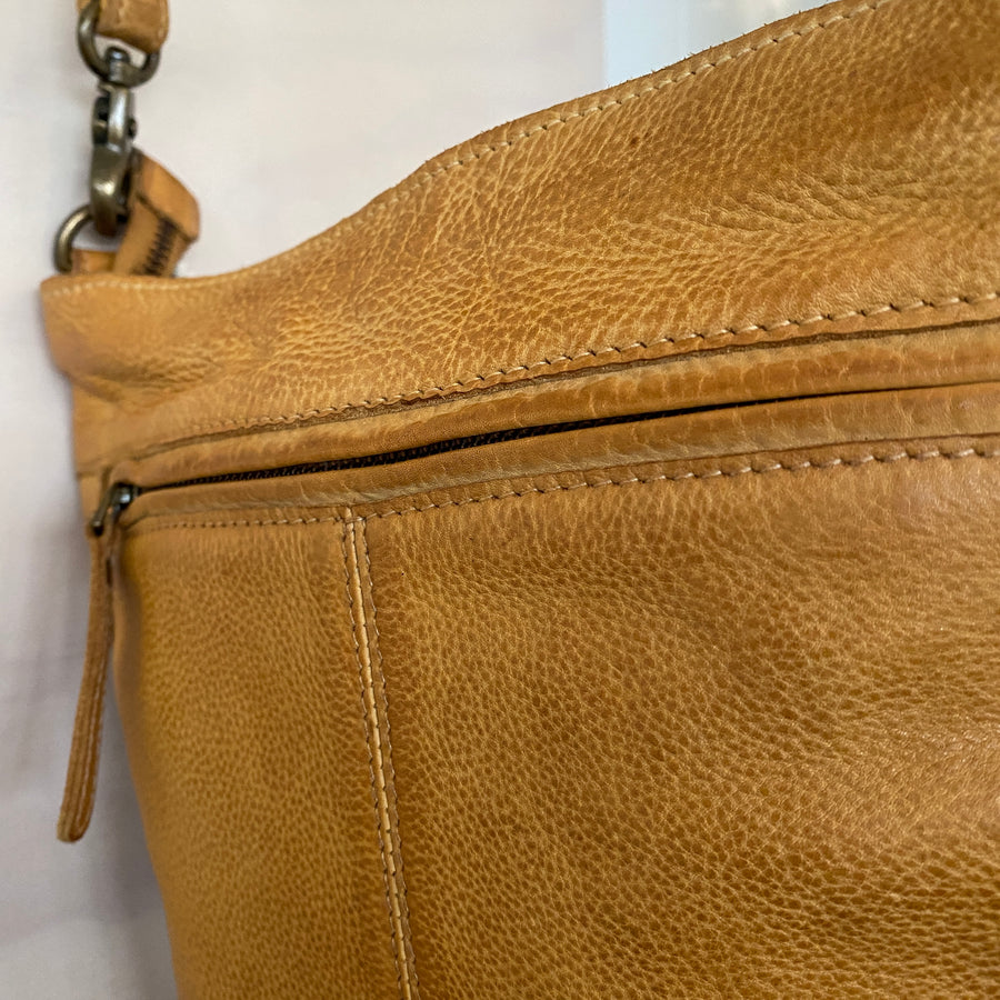 Leather Bag - Nicole Mustard