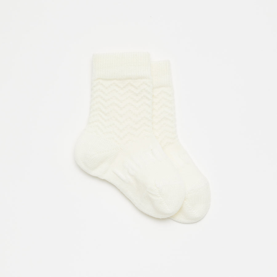 Lamington Baby Socks Pearl Crew