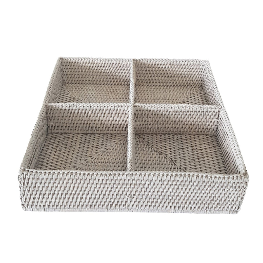 Rattan organiser Le Monde | Shelf Home and Gifts